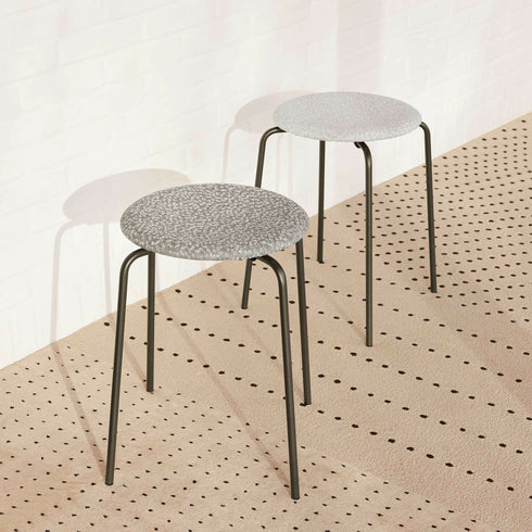 Dot™ Stool Fabric / Warm Graphite Base